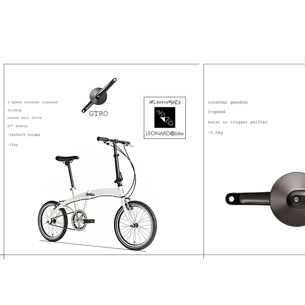 "3.SPEED-FOLDI.STEEL” BELT-DRIVE GTRO INTERNAL-GEARBOX FOLDING-BIKE
