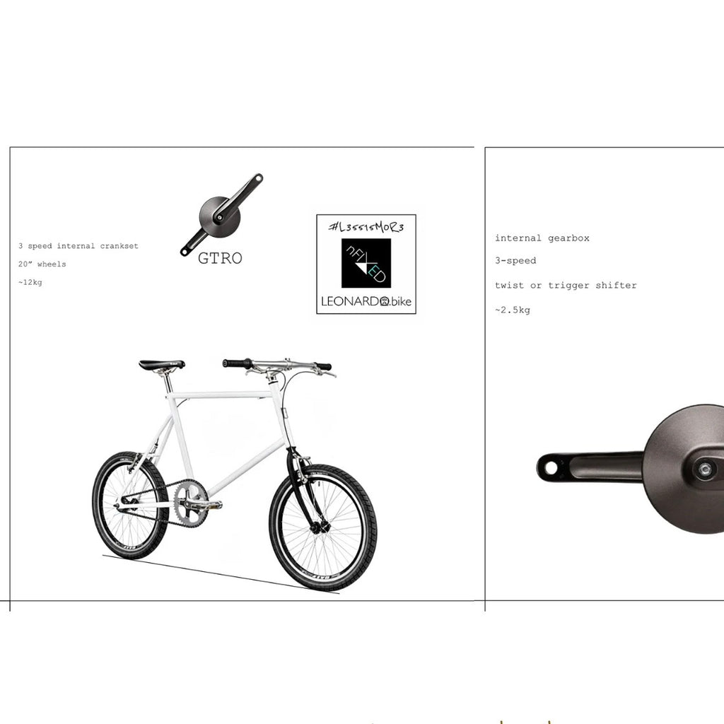 "3.SPEED-MINI.VELO” GTRO INTERNAL-GEARBOX BIKE