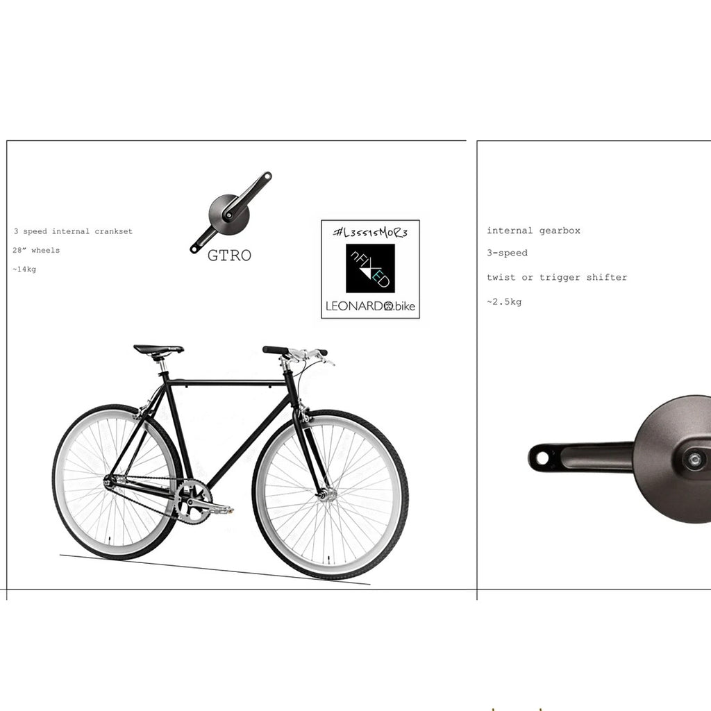 "3.SPEED-NERA" GTRO INTERNAL-GEARBOX BIKE