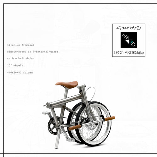 E:FOLDI.LEO GEN3.ZEHUS 1/2SPD/BELT/TI/FOLDING SMART E:BIKE