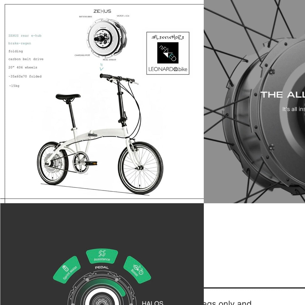 GEN3-ZEHUS- "E-FOLDI.STEEL” BELT-DRIVE BIKE
