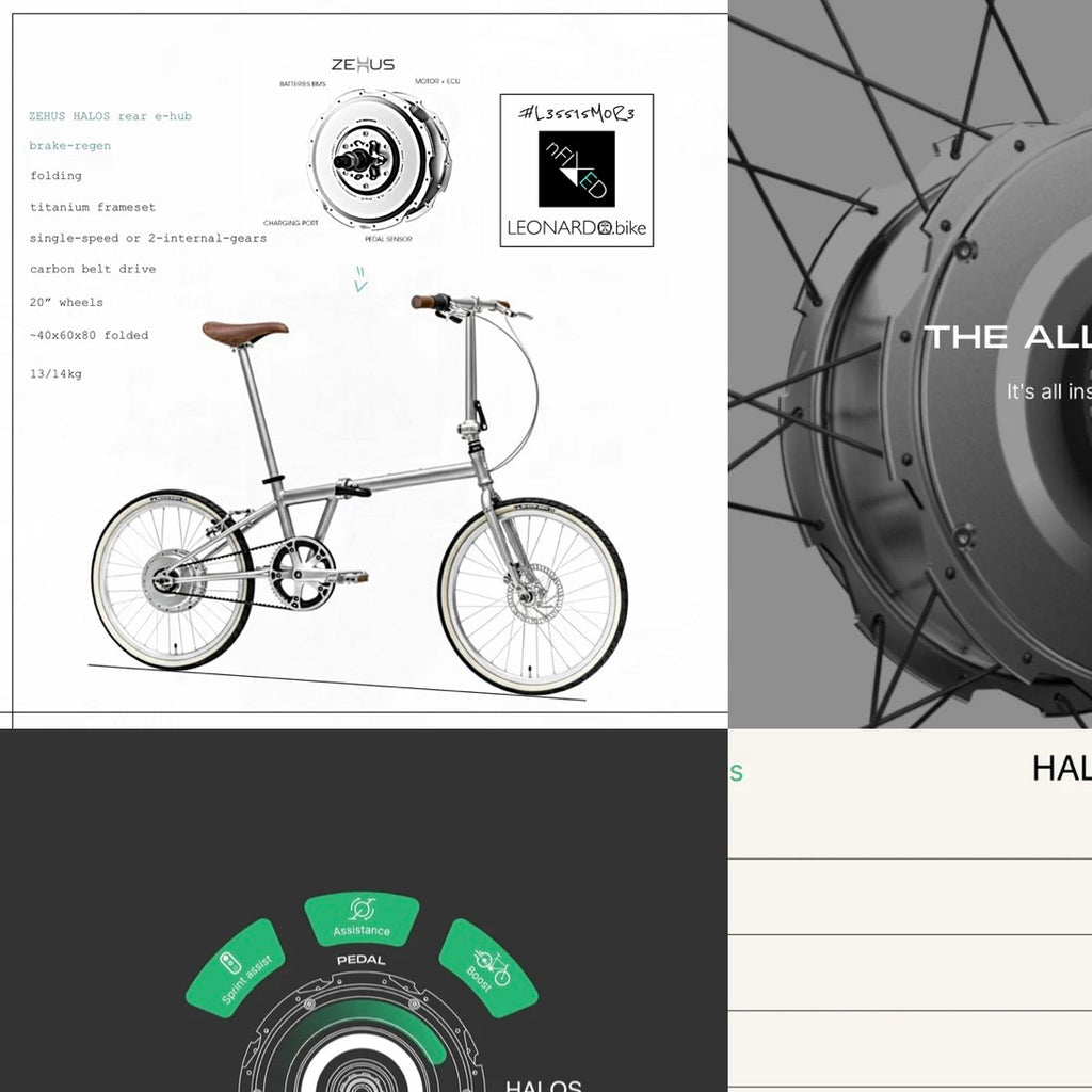 GEN3-ZEHUS "E-FOLDI.LEO" BELT-DRIVE TITANIUM BIKE