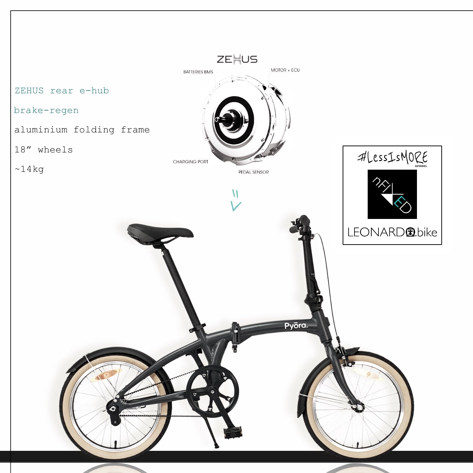 "ZEHUS A.I.O. PYŌRA” electric-bike