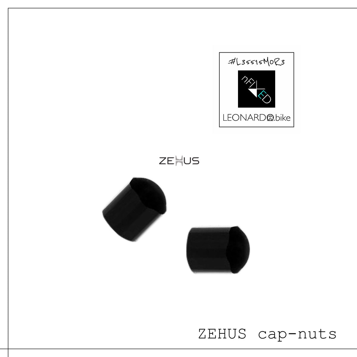 ZEHUS 2X extra axle cap nuts for electric bicycle wheel hub