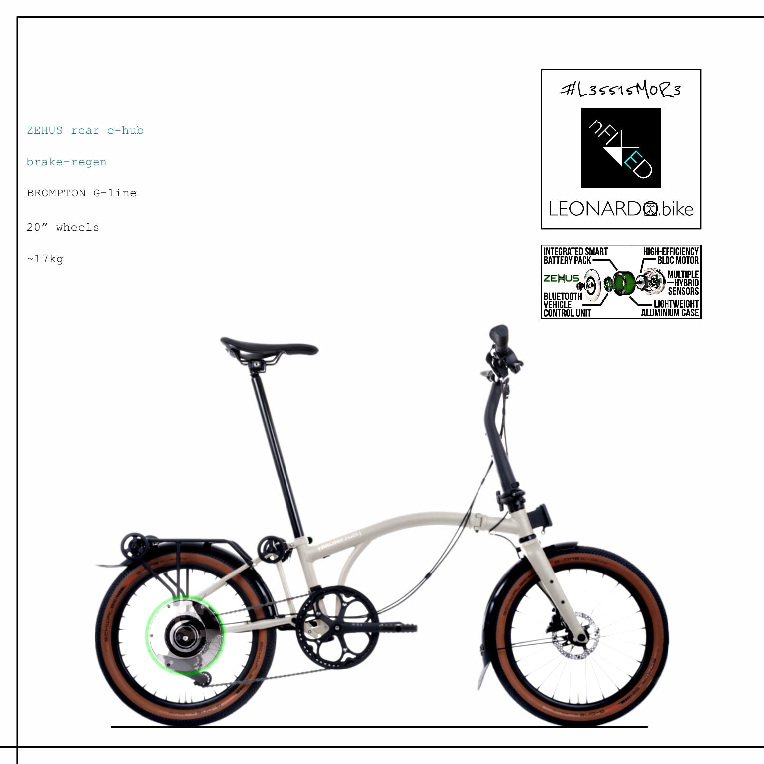 GEN3.ZEHUS BROMPTON G.LINE SMART E:BIKE