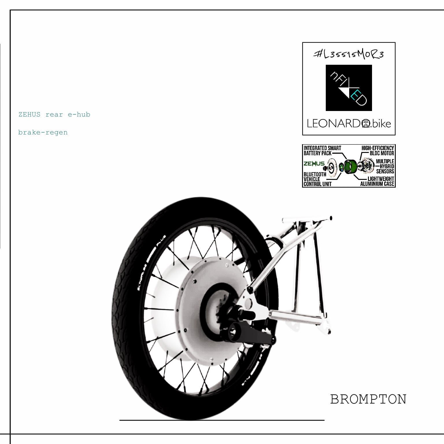 GEN3.ZEHUS BROMPTON ALL.IN.ONE SMART E:CONVERSION.KIT
