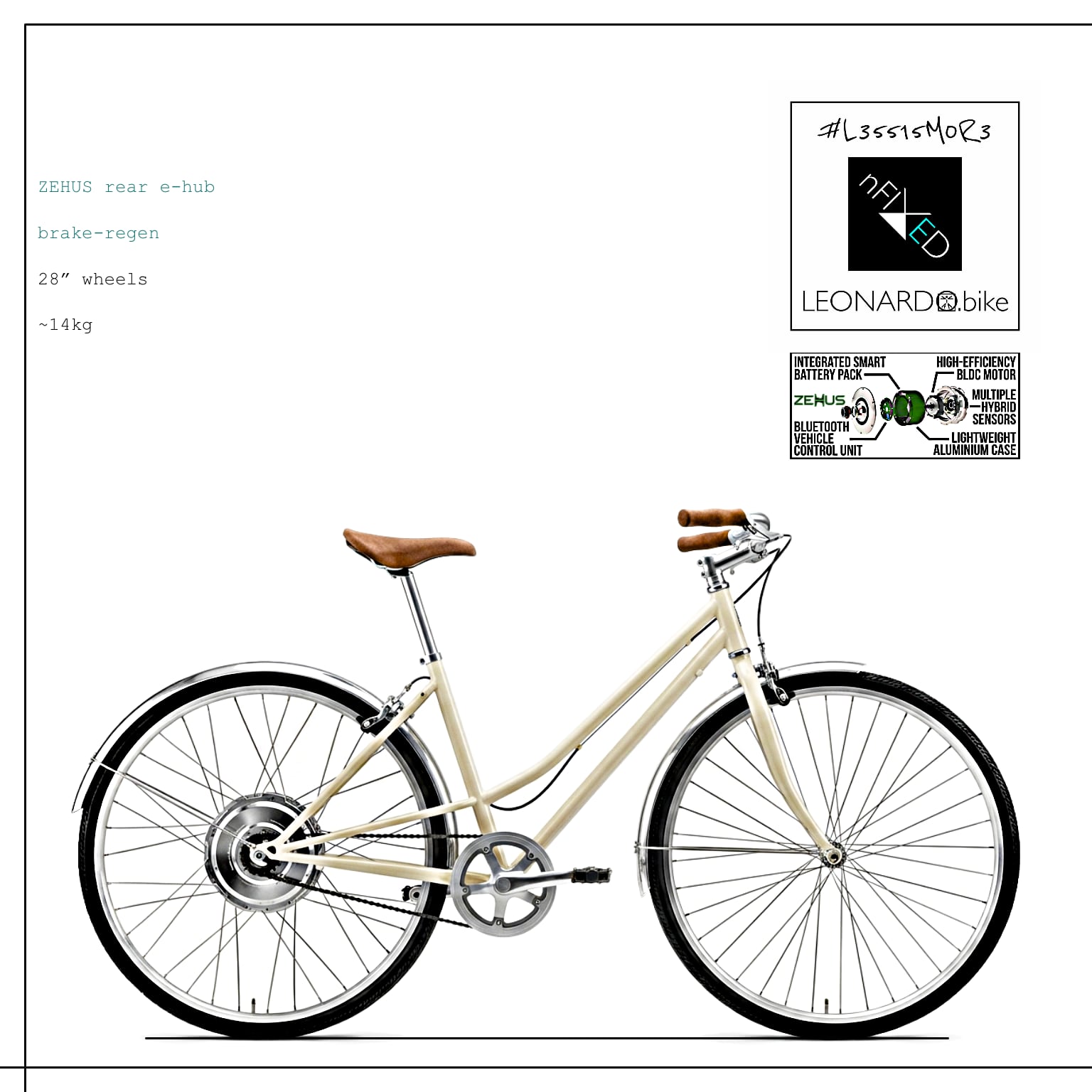 E:CLARA GEN3.ZEHUS 1/2SPD/STEP-THROUGH SMART E:BIKE