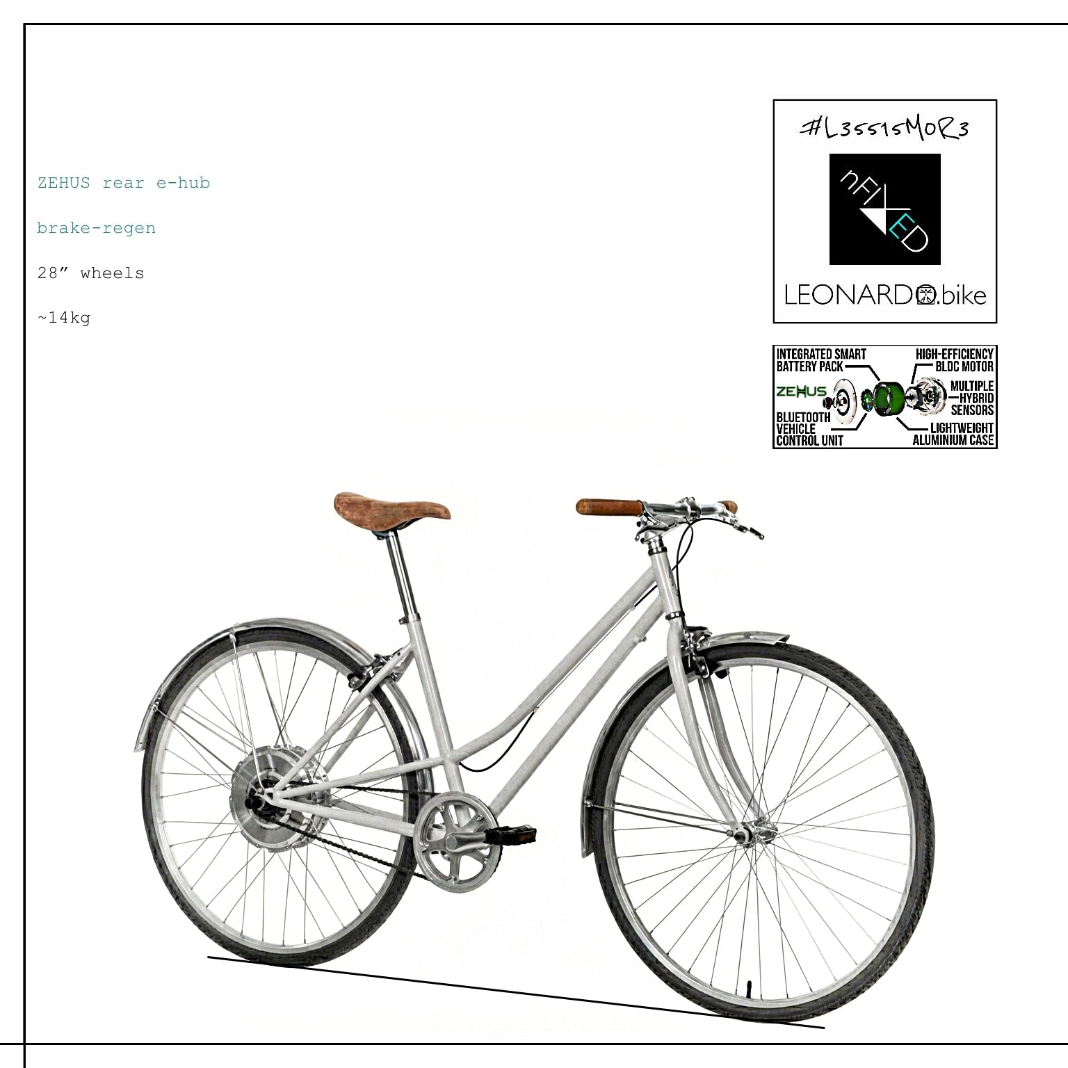 E:CLARA GEN3.ZEHUS STEP.THROUGH/2IN1 SMART E:BIKE