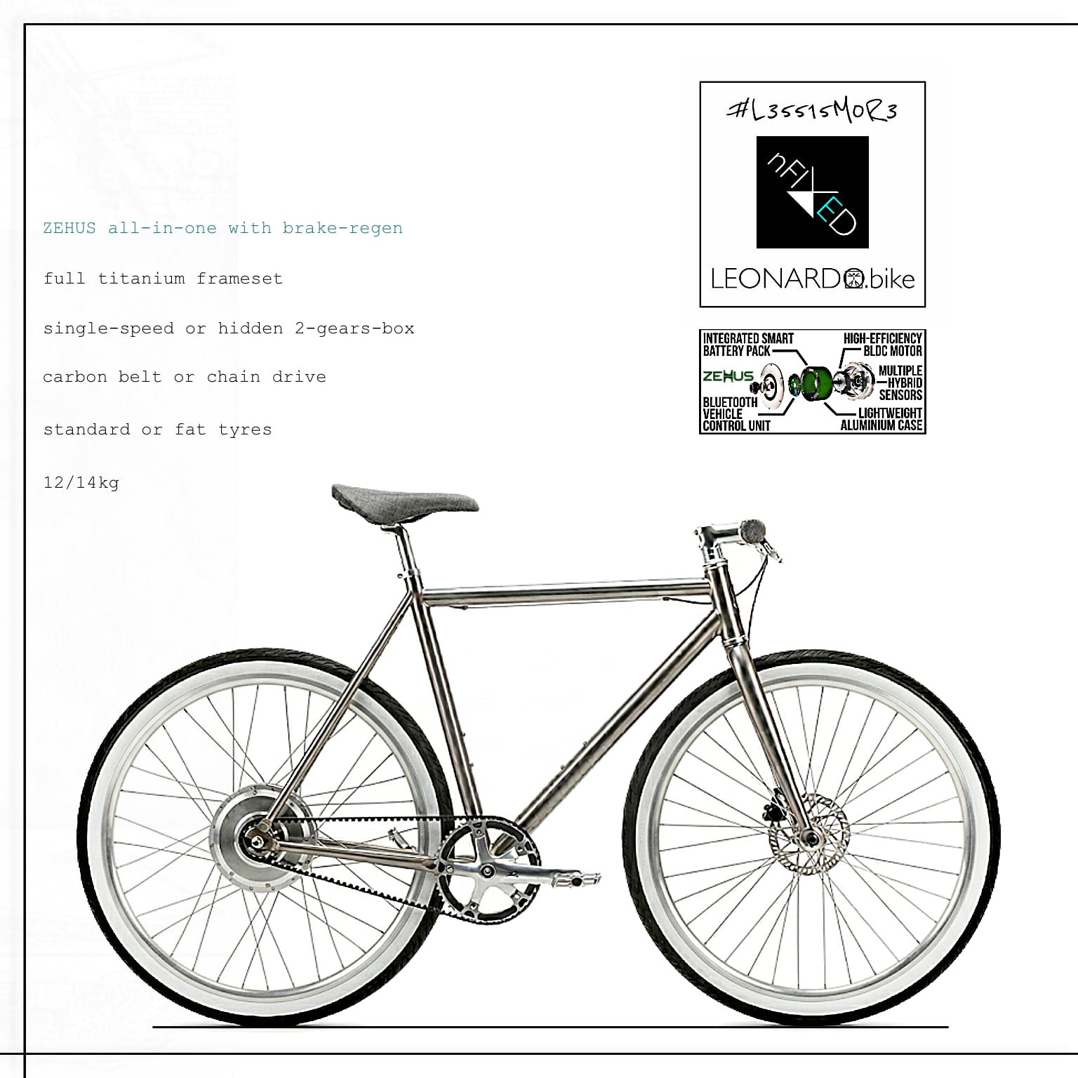 E:LEONARDO GEN3.ZEHUS 1/2.SPD_BELT_Ti SMART E:BIKE