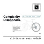 Complexity disappears: all-in-one rear e-hub