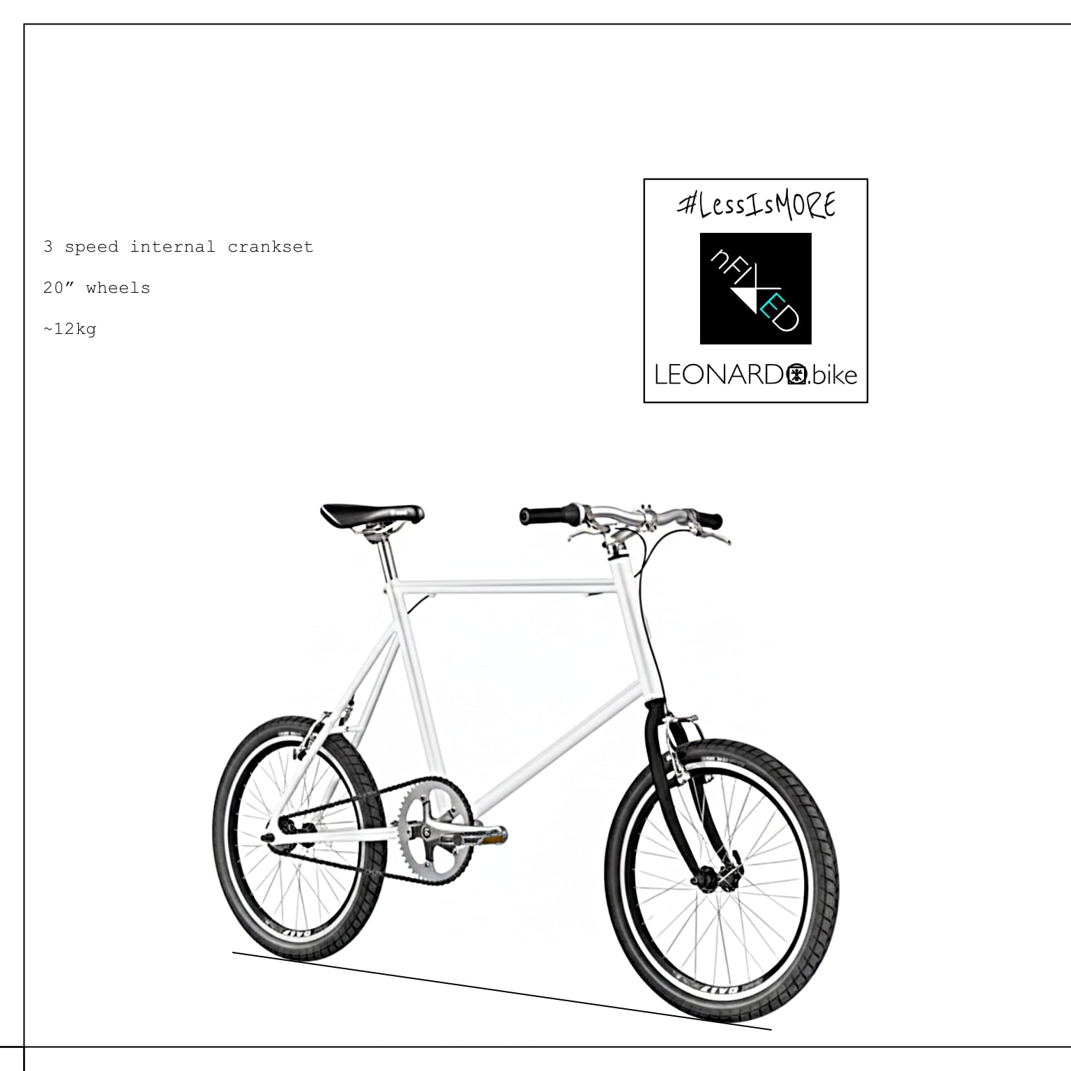 自転車本体 Forks mini-velo Mini Velo, Ash Blue | tokyobike