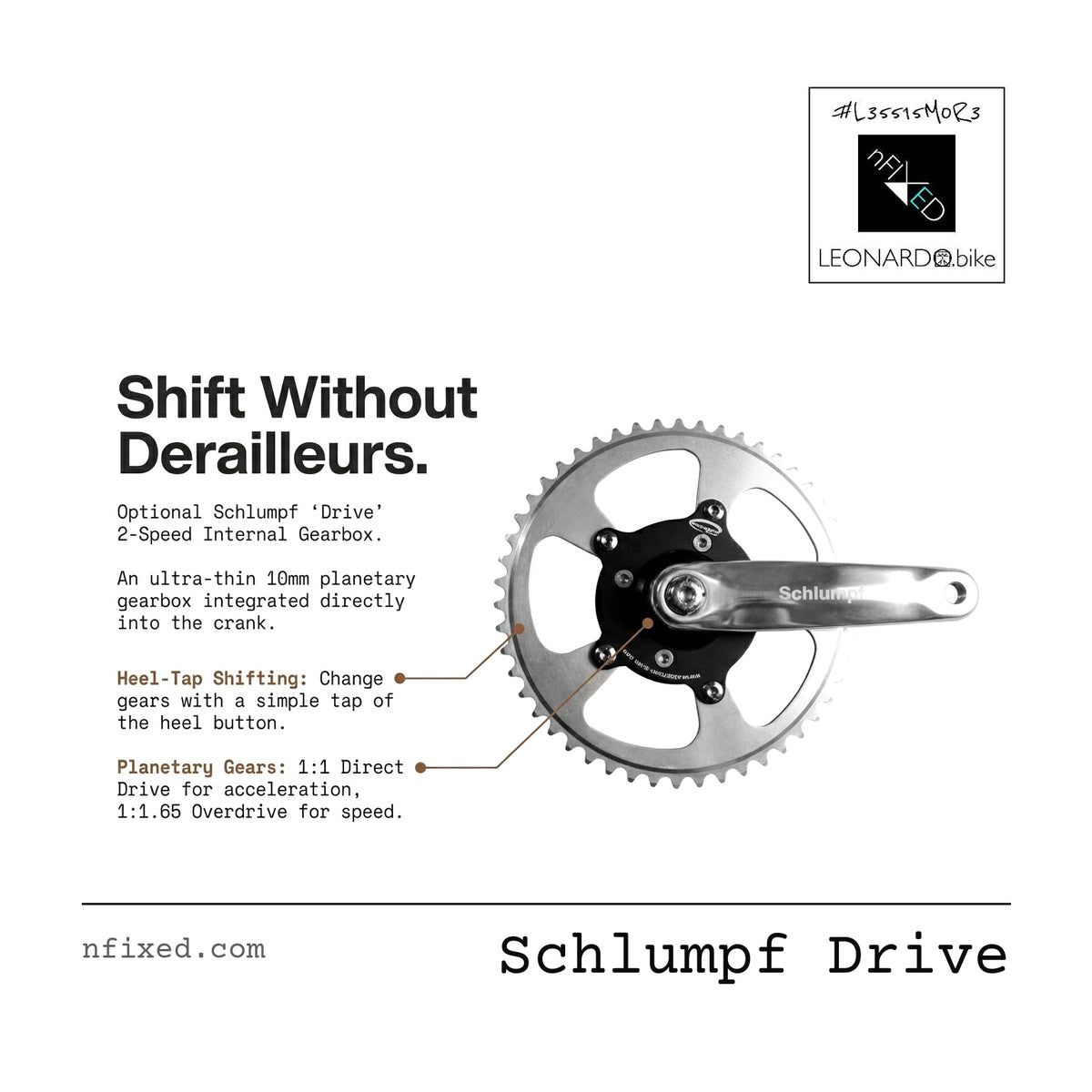 Schlumpf Drive: shift without derailleurs