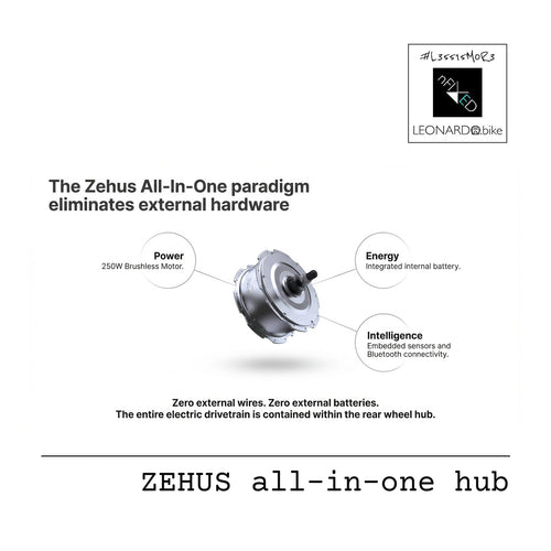 Zehus all-in-one hub: power, energy and intelligence in the rear hub